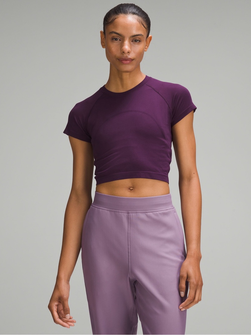Lululemon Swiftly Tech Crop - Purple